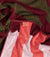 Offset Stripe - Petal Pink, Cabernet Burgundy, Moss Green