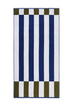The Stretch Towel™ - Offset Stripe - Studio Navy, Moss Green, Workshop White