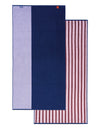 The Stretch Towel™ - Two-Tone B Side - Lilac, Studio Navy