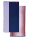 The Stretch Towel™ - Two-Tone B Side - Lilac, Studio Navy