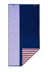 The Stretch Towel™ - Two-Tone B Side - Lilac, Studio Navy