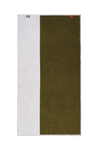 The Stretch Towel™ - Two-Tone B Side - Ceramic Clay, Moss Green