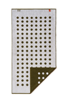 The Stretch Towel™ - Polka Dot - Moss Green, Ceramic Clay
