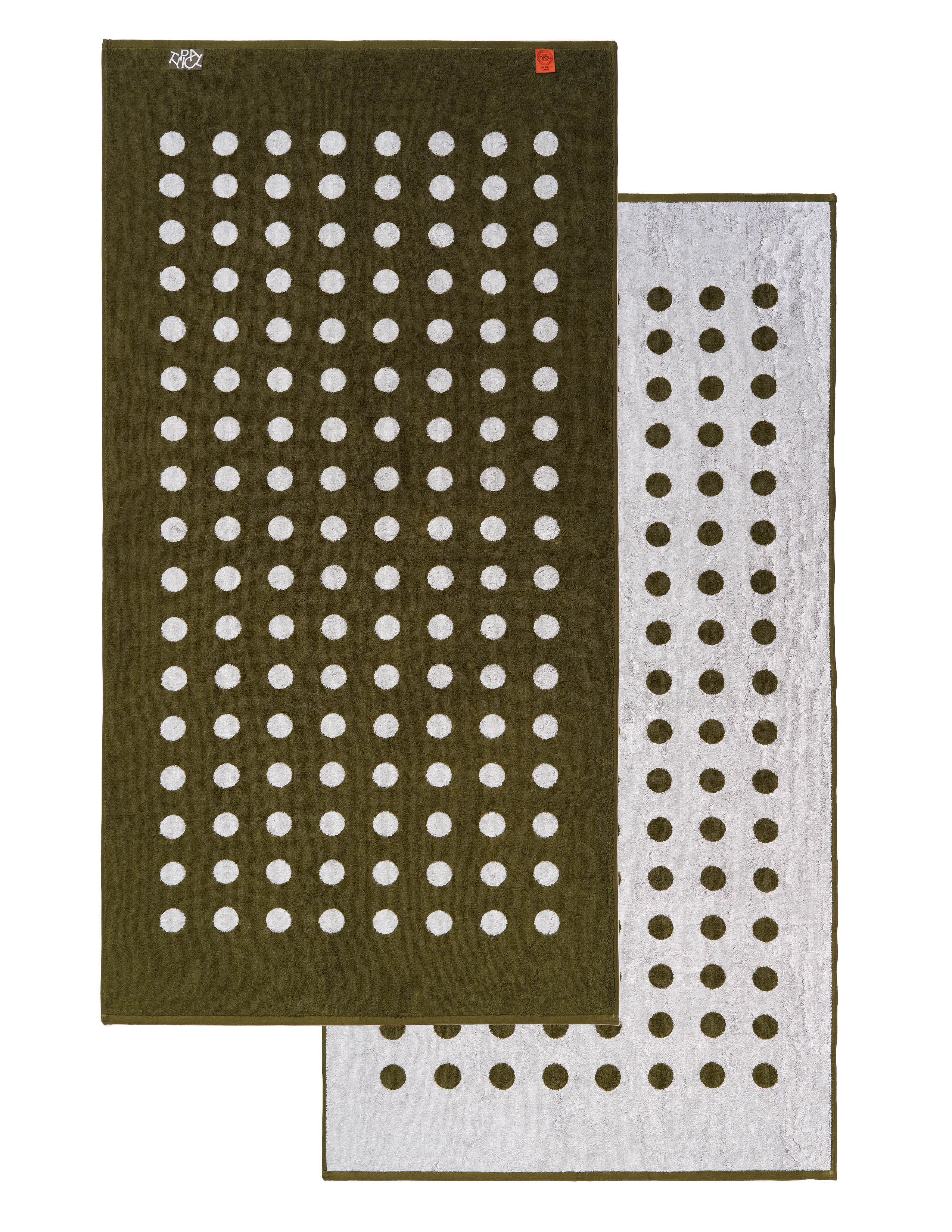 Polka Dot - Moss Green, Ceramic Clay