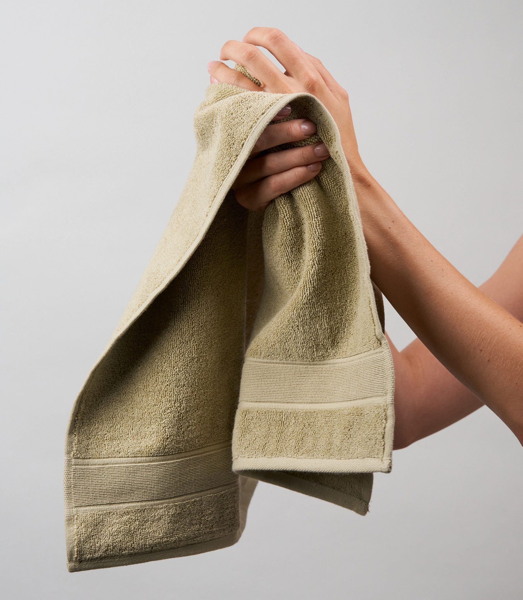 Classic - Everyday Khaki Hand Towel 2 Pack