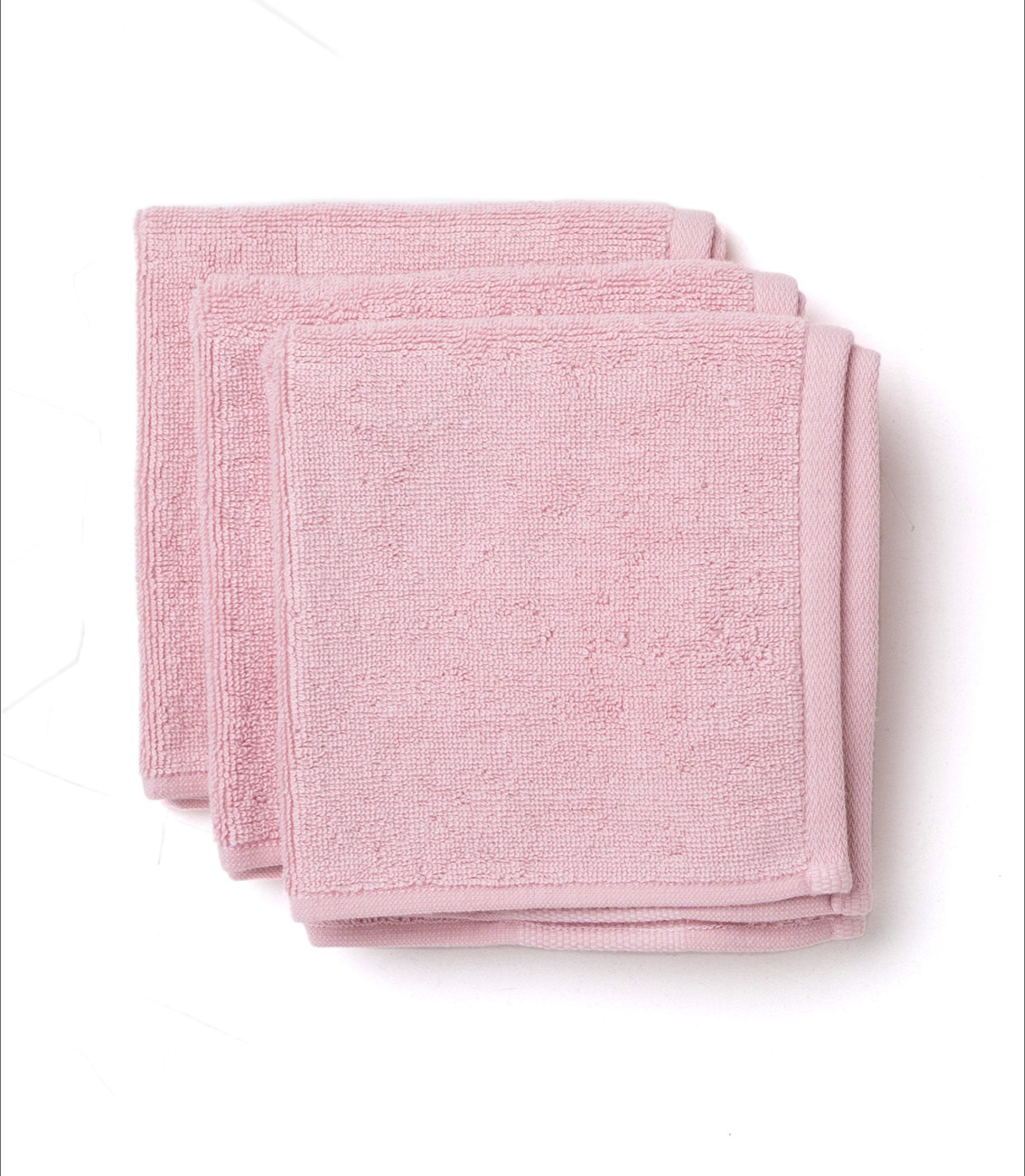 Classic - Petal Pink Face Towel 3 Pack