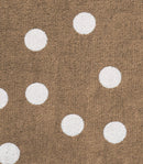 Scattered Polka Dot - Everyday Khaki, Workshop White
