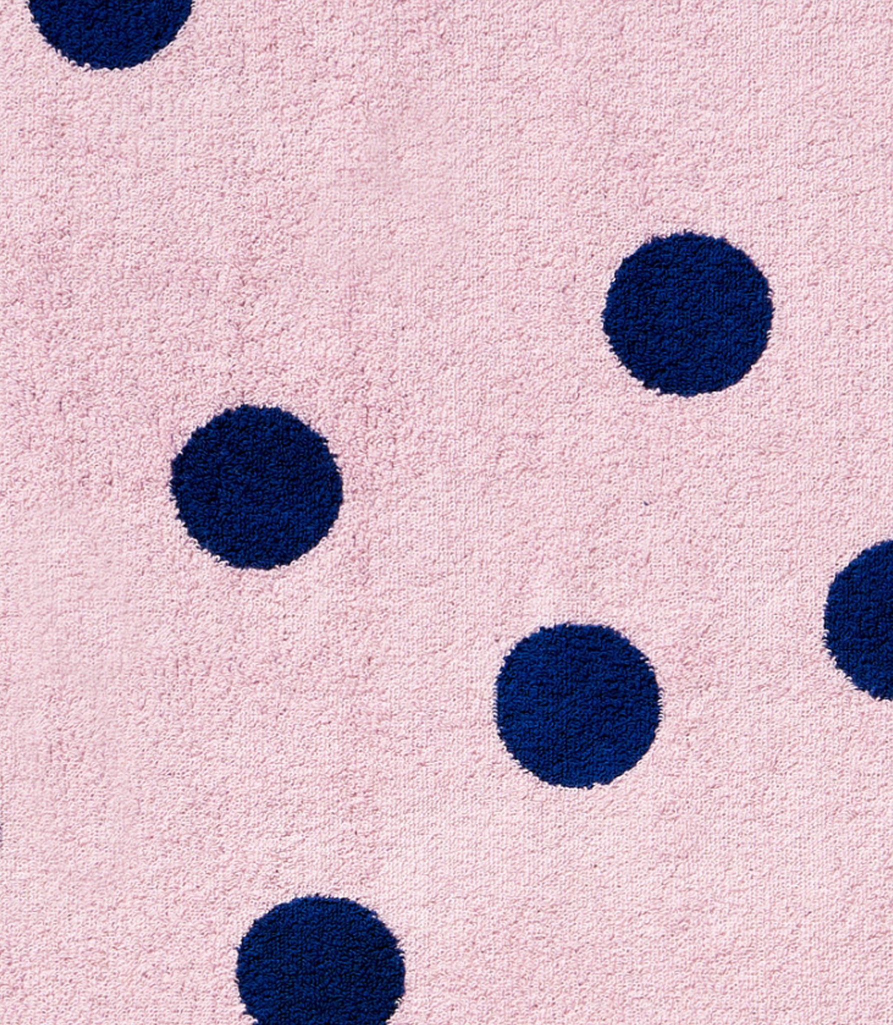 Scattered Polka Dot - Petal Pink, Studio Navy