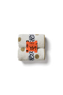 Scattered Polka Dot - Everyday Khaki, Workshop White