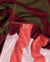 Offset Stripe - Petal Pink, Cabernet Burgundy, Moss Green