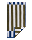 Offset Stripe - Studio Navy, Moss Green, Workshop White