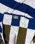 Offset Stripe - Studio Navy, Moss Green, Workshop White