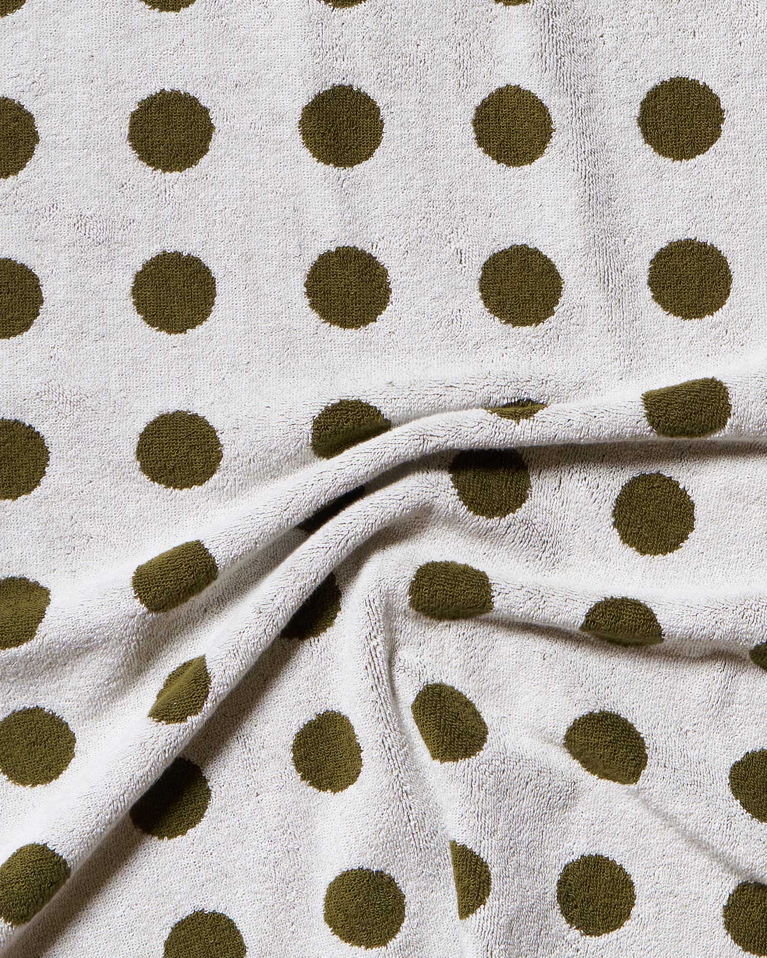 Polka Dot - Moss Green, Ceramic Clay