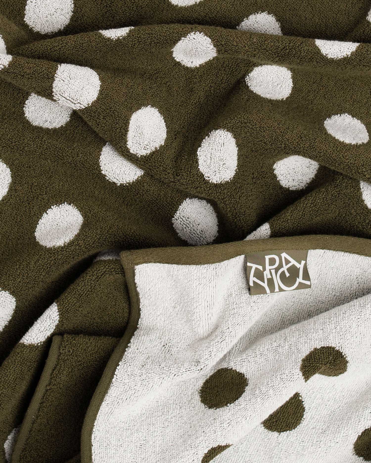 Polka Dot - Moss Green, Ceramic Clay