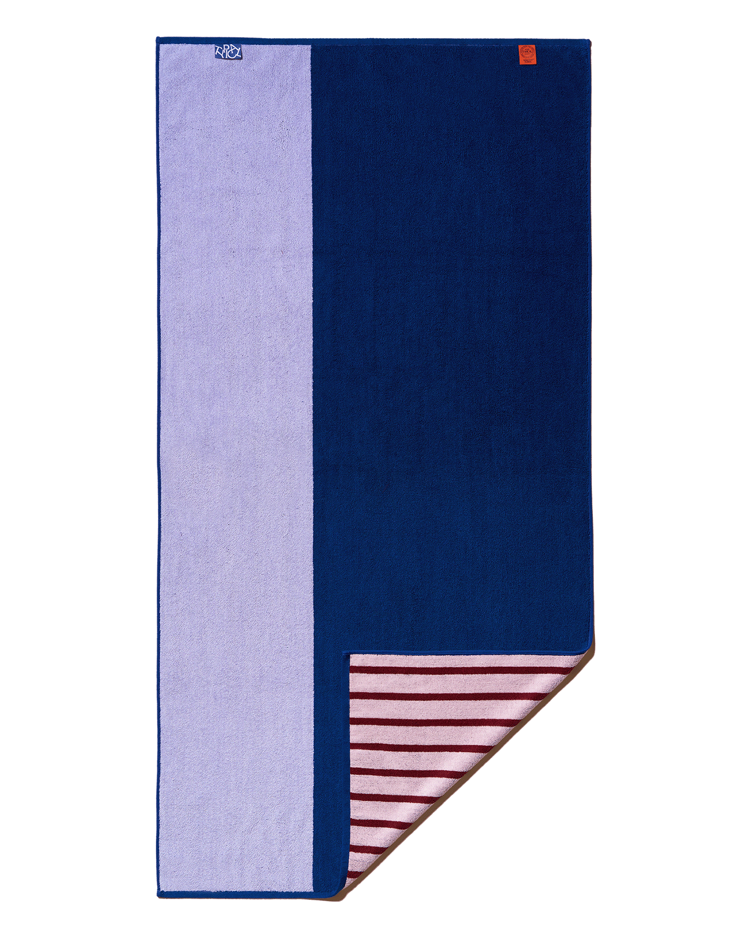 Two-Tone B Side - Lilac, Studio Navy - Hand Towel (2 Pack)